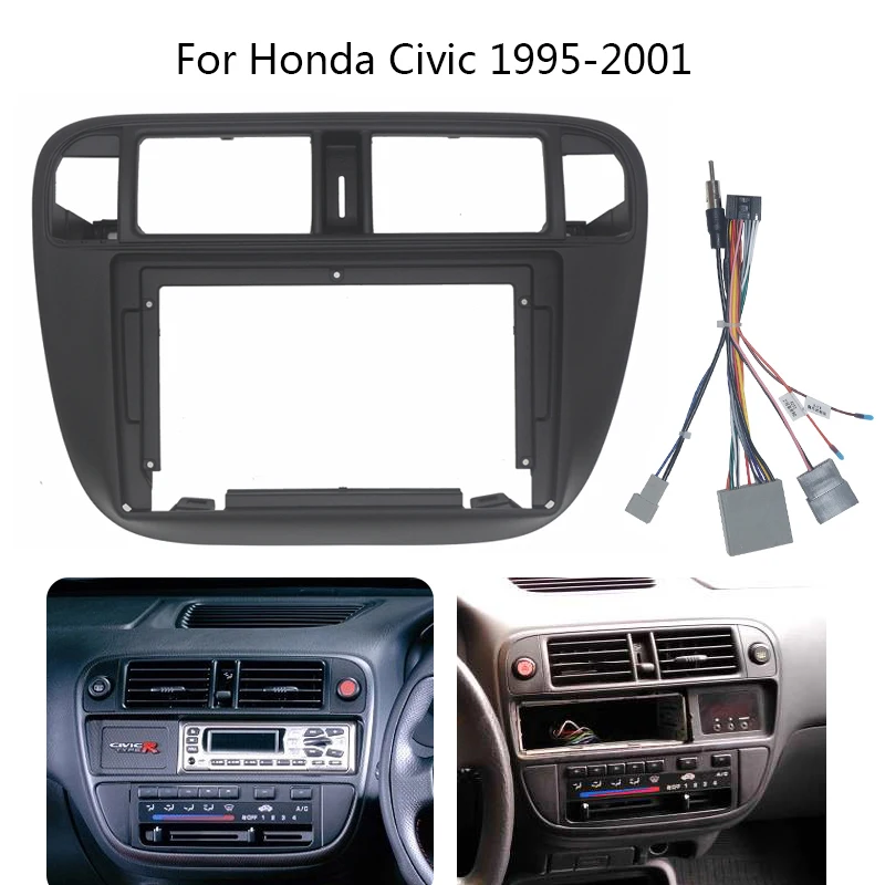 Big Screen Car Radio Frame Kit For Honda Civic(EJ/EK/EM)1995-2001 Video Panel Player Audio Dash 2 Din Fascia Dashboard Mount
Big Screen Car Radio Frame Kit For Honda Civic(EJ/EK/EM)1995-2001 Video Panel Player Audio Dash 2 Din Fascia Dashboard Mount