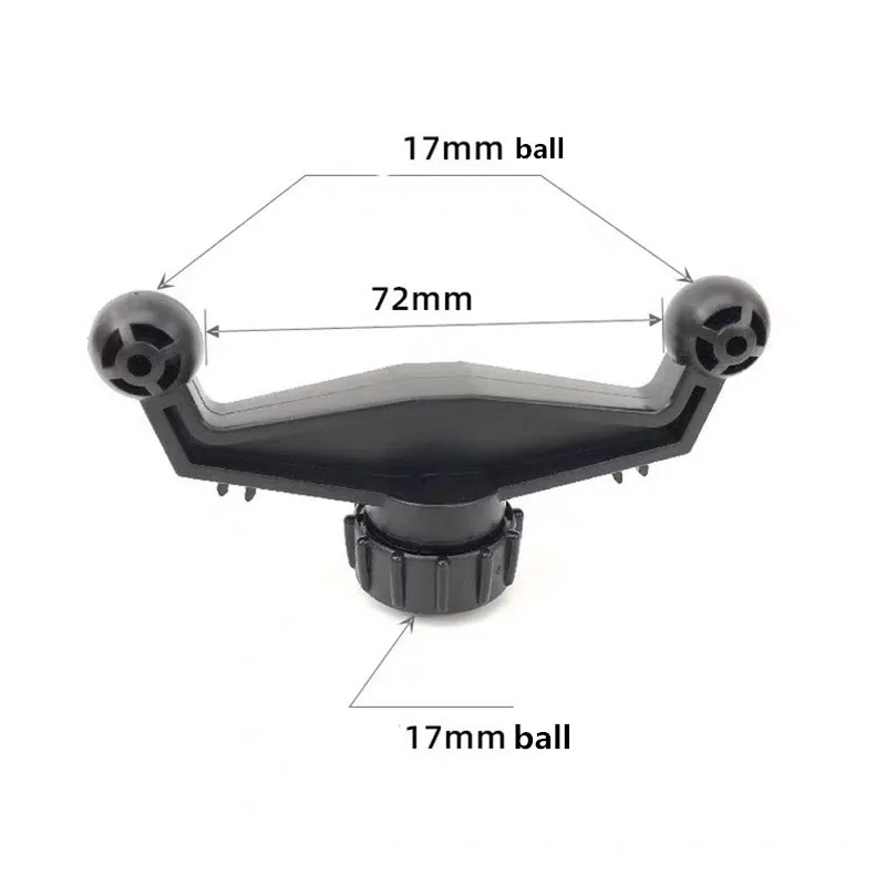Double 17mm ball head bracket extension rod to round dead angle suitable for phone holder Tablet Stand Live support installation
Double 17mm ball head bracket extension rod to round dead angle suitable for phone holder Tablet Stand Live support installation