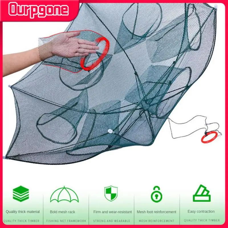 Crab Net S Multi-specification Ultralight Umbrella Net Nylon Portable Fishing Trap Nets Automatic Folding Fishing Net Nely Mesh
Crab Net S Multi-specification Ultralight Umbrella Net Nylon Portable Fishing Trap Nets Automatic Folding Fishing Net Nely Mesh