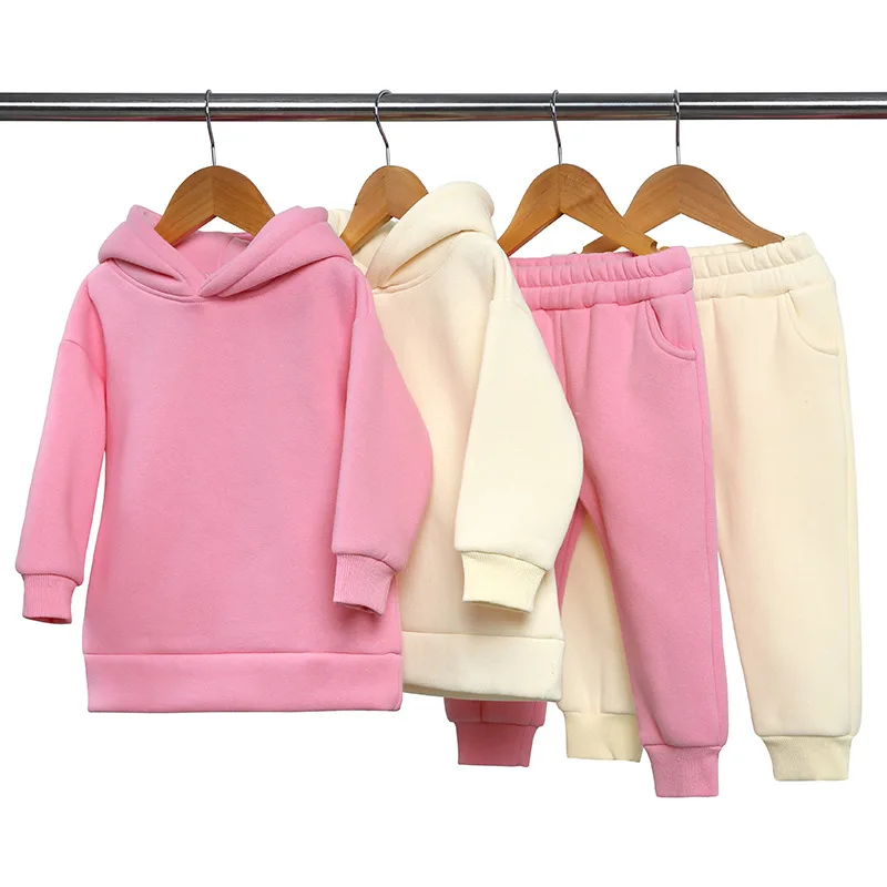 Winter 2 Pieces Kids Boys Girls Outfits Toddler Thicken Tops Hoodies Sweatshirt + Sweatpants Tracksuit Children Clothing Set
Winter 2 Pieces Kids Boys Girls Outfits Toddler Thicken Tops Hoodies Sweatshirt + Sweatpants Tracksuit Children Clothing Set