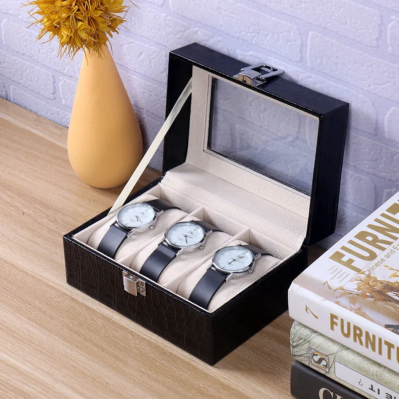 1/2/3/5/6/10/12/18 Slots Watch Storage Box Pu Leather Watch Organizer Mechanical Watches Display Holder Cases Jewelry Gift Box
1/2/3/5/6/10/12/18 Slots Watch Storage Box Pu Leather Watch Organizer Mechanical Watches Display Holder Cases Jewelry Gift Box
