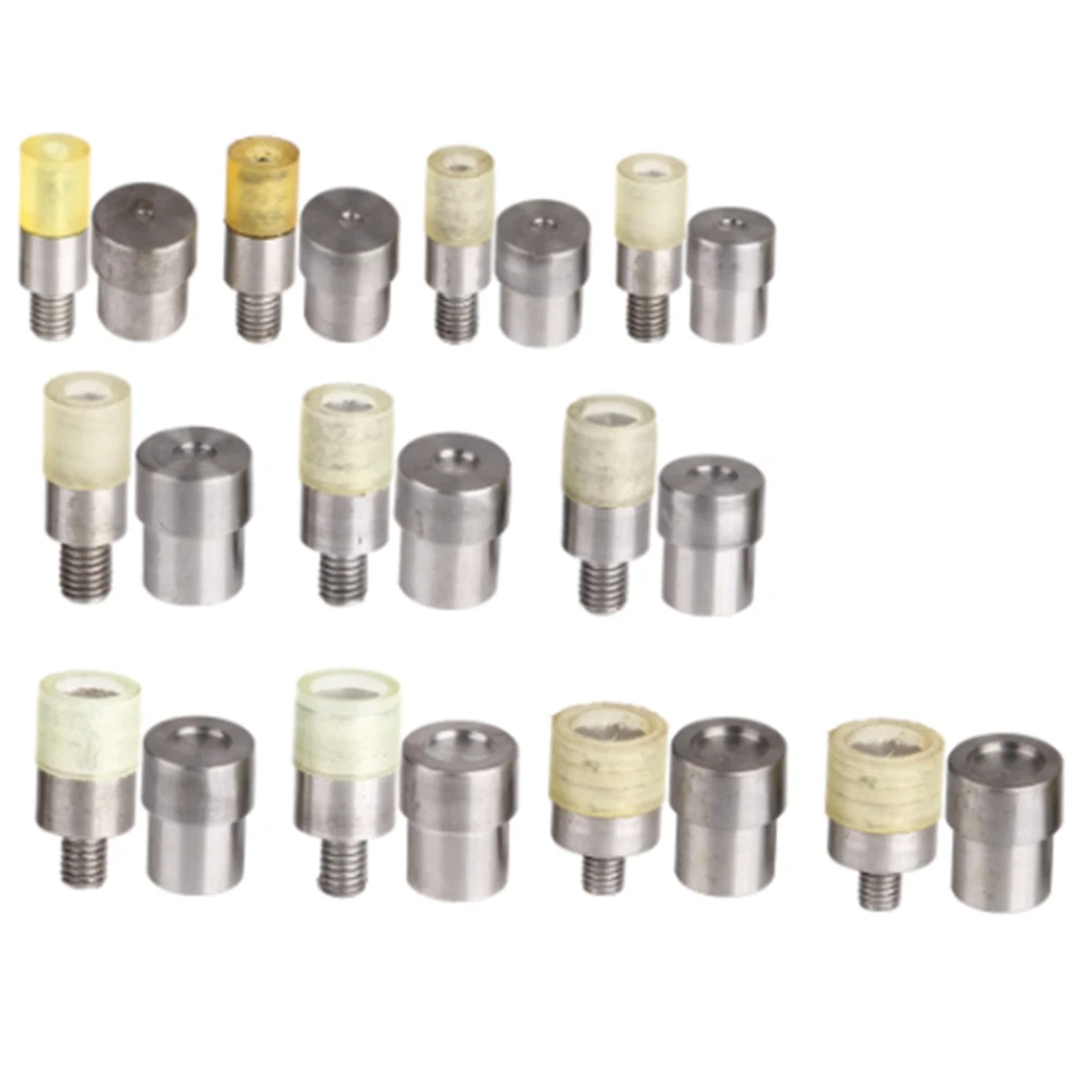 12Sets Double Caps Rivets Dies(4/5/6/7/8/9/10/11/12/13/14/15mm) Rivet Installation Tool Mold Sewing Accessories
12Sets Double Caps Rivets Dies(4/5/6/7/8/9/10/11/12/13/14/15mm) Rivet Installation Tool Mold Sewing Accessories
