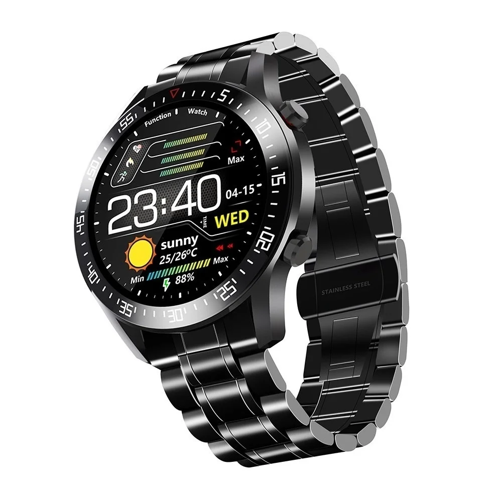 Innovative Design Stainless Steel Men's Smartwatch Integrated Metal Design Of Bottom Case IP68 Waterproof Fitness Smart Watch
Innovative Design Stainless Steel Men's Smartwatch Integrated Metal Design Of Bottom Case IP68 Waterproof Fitness Smart Watch