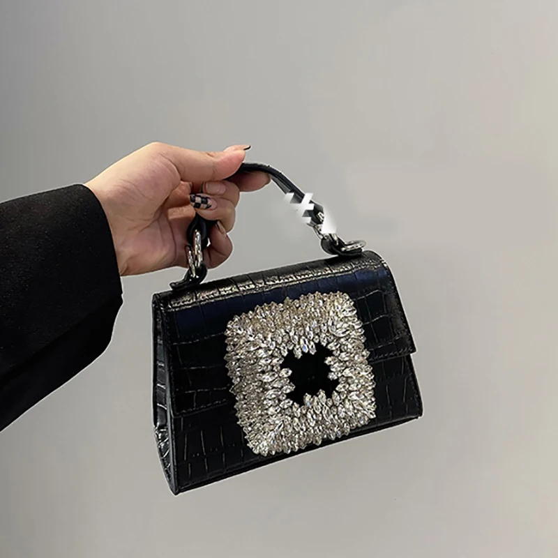 Women's Handbag Crocodile Print Chain Vintage Luxury Brand Fashion Pu Leather Diamond-bordered Handbag Big Capacity Shoulder Bag
Women's Handbag Crocodile Print Chain Vintage Luxury Brand Fashion Pu Leather Diamond-bordered Handbag Big Capacity Shoulder Bag