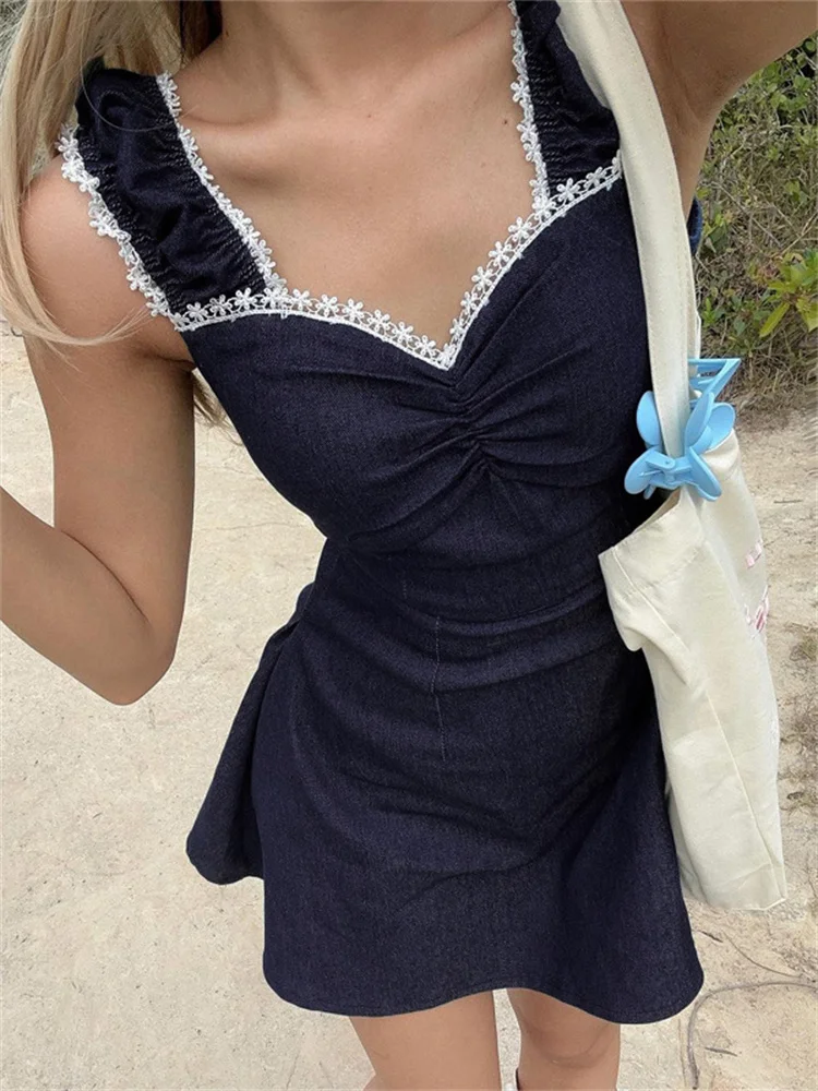 Tossy High Waist Backless Casual Mini Dress Women Patchwork Strapless Solid Pleated Slim Dress Side Split Holiday Female Dress
Tossy High Waist Backless Casual Mini Dress Women Patchwork Strapless Solid Pleated Slim Dress Side Split Holiday Female Dress