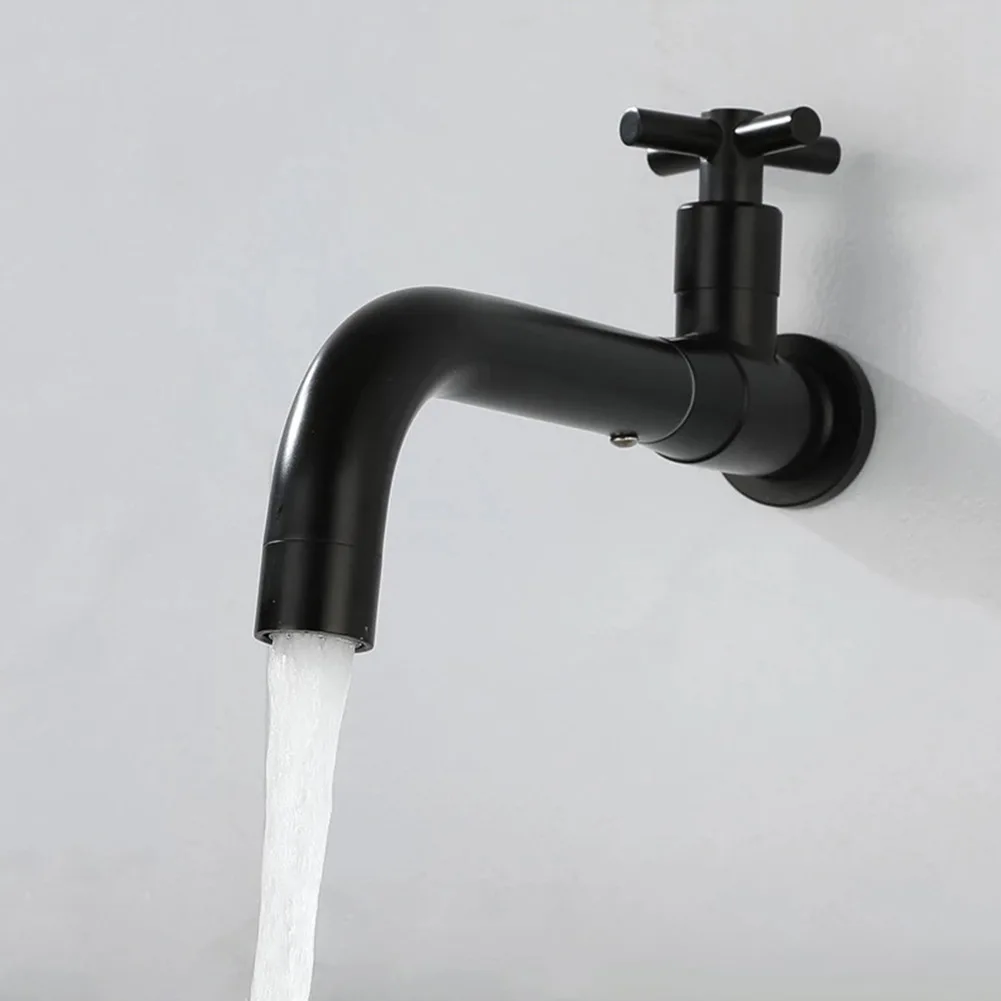 1pc G1/2'' Kitchen Sink Faucet Wall Mounted 304 Stainless Steel Basin Single Handle Faucet Bathroom Hotel Garden Accessories
1pc G1/2'' Kitchen Sink Faucet Wall Mounted 304 Stainless Steel Basin Single Handle Faucet Bathroom Hotel Garden Accessories