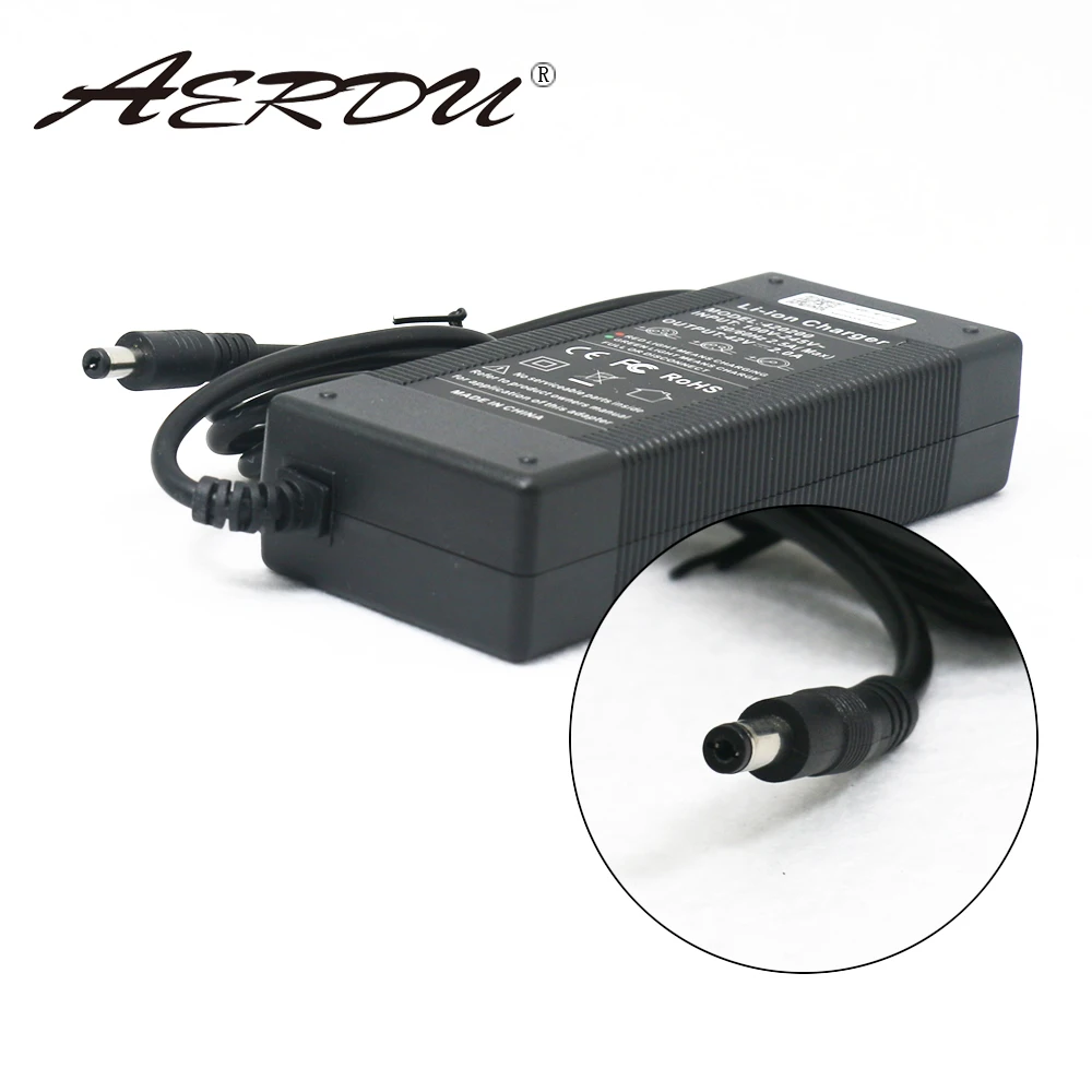 AERDU 10S 42V 2A 36V Lithium-ion battery pack charger Power Supply batterites AC 100-240V Converter Adapter EU/US/AU/UK DC plug
AERDU 10S 42V 2A 36V Lithium-ion battery pack charger Power Supply batterites AC 100-240V Converter Adapter EU/US/AU/UK DC plug