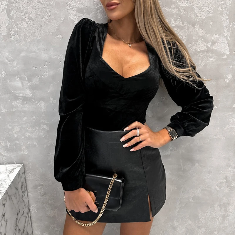 Women Hollow Out Round Neck Sexy Tops Blusas Streetwear Autumn Office Lady Elegant Solid Slim Blouse Long Sleeve Shirt Pullover
Women Hollow Out Round Neck Sexy Tops Blusas Streetwear Autumn Office Lady Elegant Solid Slim Blouse Long Sleeve Shirt Pullover