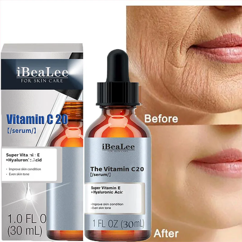 Vitamin C Anti-wrinkle Essence Remove Fine Lines Anti-aging Firming Fade Dark Spot Hyaluronic Acid Moisturizing Bright Skin Care 
Vitamin C Anti-wrinkle Essence Remove Fine Lines Anti-aging Firming Fade Dark Spot Hyaluronic Acid Moisturizing Bright Skin Care