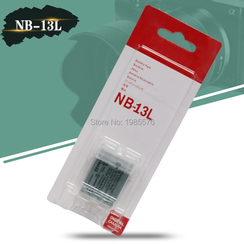 NB-13L NB 13L NB13L Digital Camera Battery for Durable PowerShot G5 X G5X G7 X Mark II G7X G9 X G9X SX720 HS
NB-13L NB 13L NB13L Digital Camera Battery for Durable PowerShot G5 X G5X G7 X Mark II G7X G9 X G9X SX720 HS