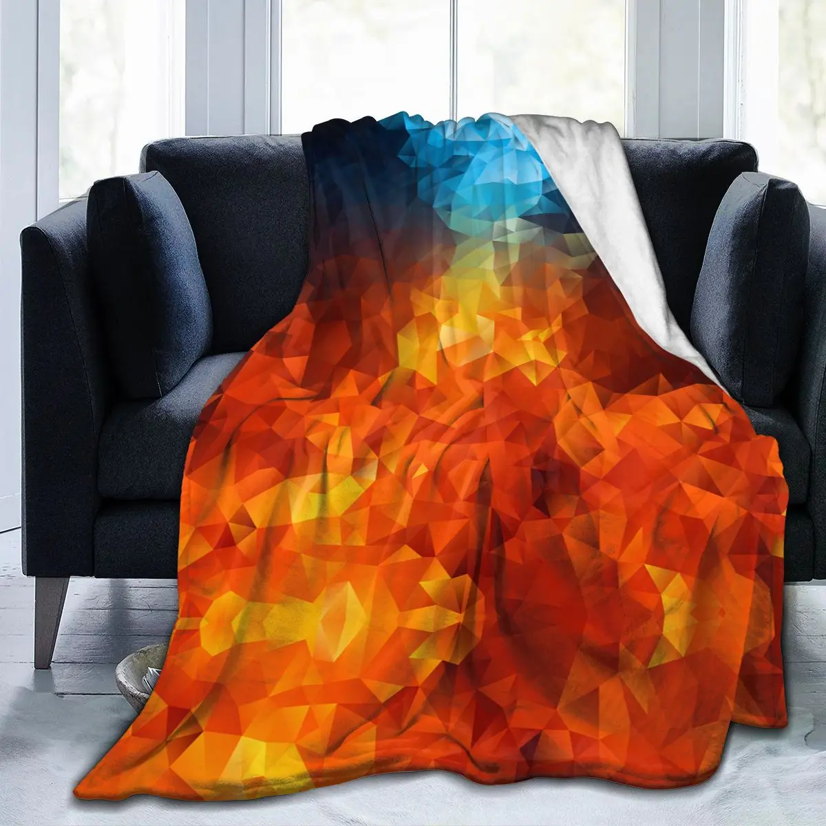 Unique Blanket to Family Friends Abstract Triangle Geometrical Fire Durable Super Soft Comfortable for Home Gift Blanket
Unique Blanket to Family Friends Abstract Triangle Geometrical Fire Durable Super Soft Comfortable for Home Gift Blanket