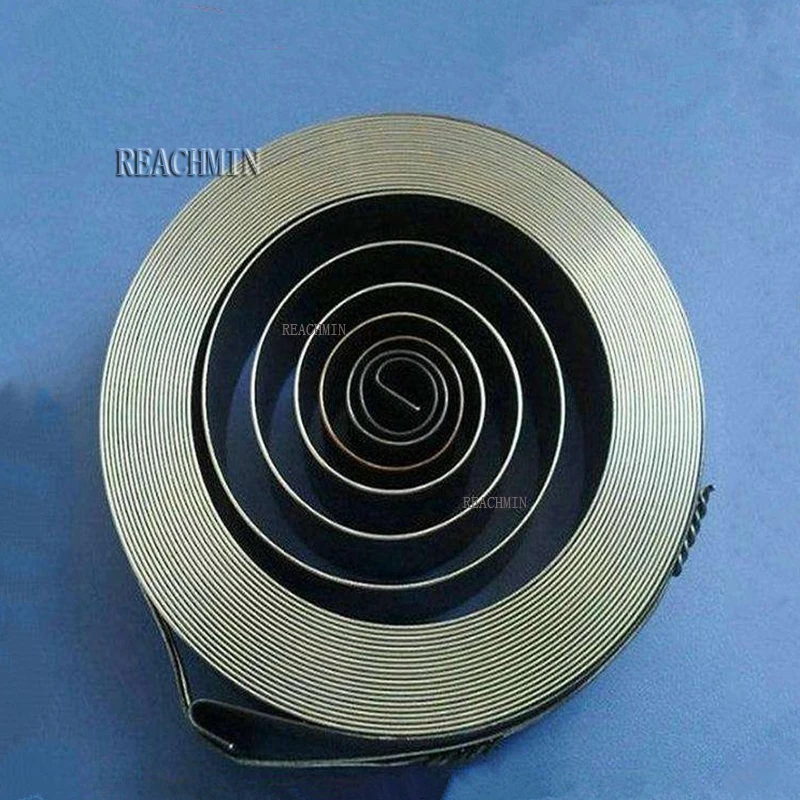 Customized High Quality Constant Forced Spring Clock Flat Coil Spiral Power Spring, 0.4mm thickness x 11mm width x 3600mm length 
Customized High Quality Constant Forced Spring Clock Flat Coil Spiral Power Spring, 0.4mm thickness x 11mm width x 3600mm length