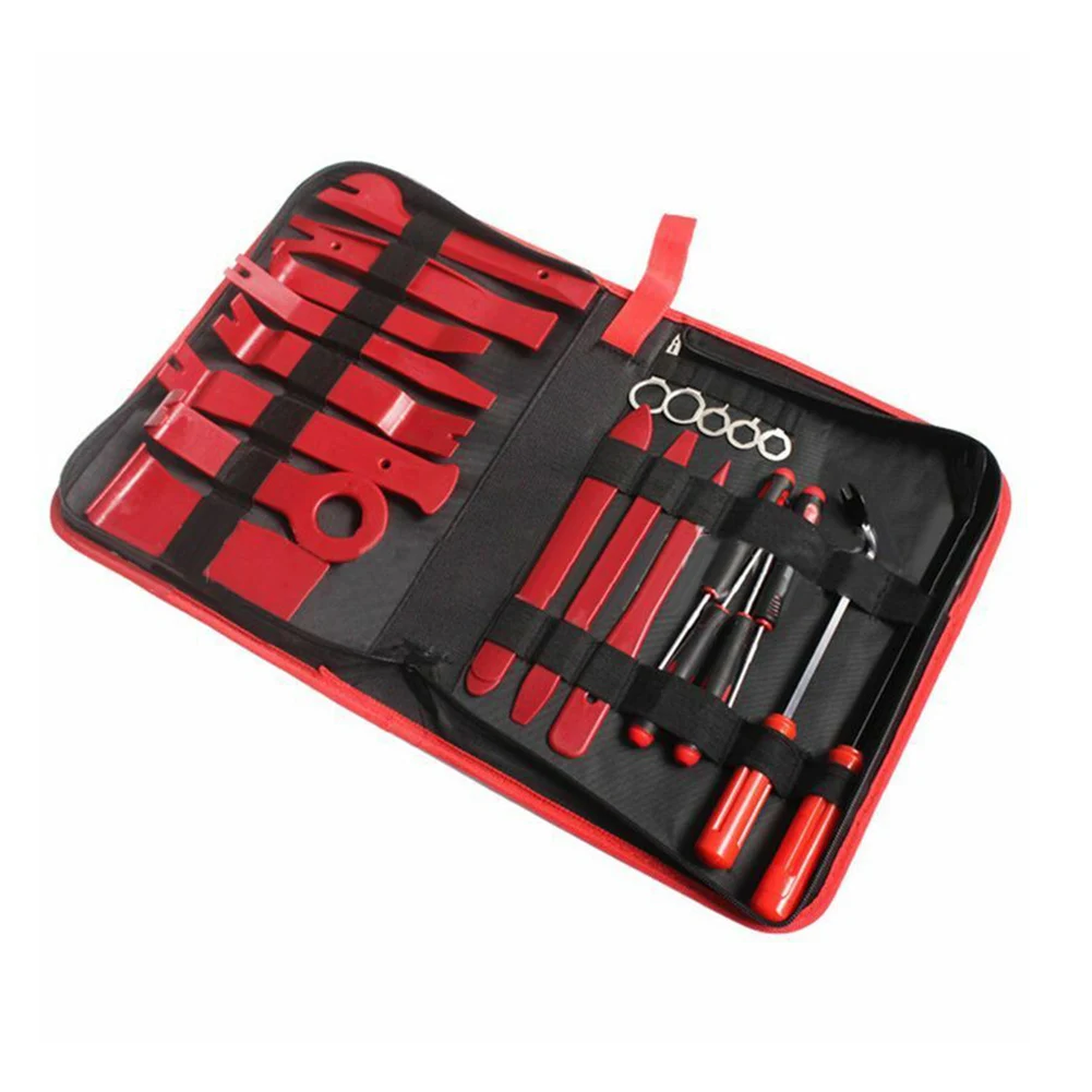 22pcs/set Pry Removal Tool Set Car Audio Interior Repair Trim Disassembling Auto Door Panel Release DIY Fastener Pouch Molding
22pcs/set Pry Removal Tool Set Car Audio Interior Repair Trim Disassembling Auto Door Panel Release DIY Fastener Pouch Molding