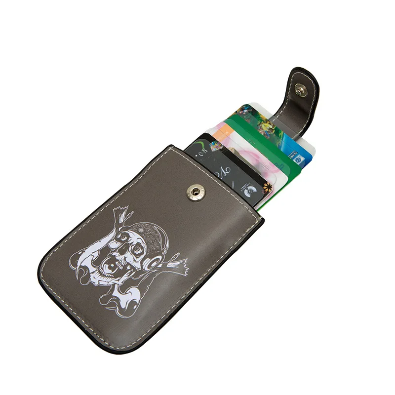 Portable PVC ID Card Holder Case Retro Skull Unisex RFID Blocking Credit Card Holder Women Bill Wallet Credential Cover
Portable PVC ID Card Holder Case Retro Skull Unisex RFID Blocking Credit Card Holder Women Bill Wallet Credential Cover