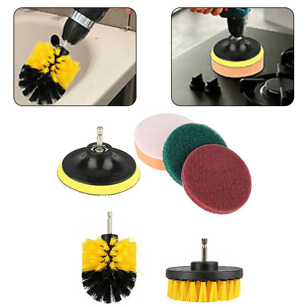 6Pcs Scrub Drill Brush Multi-Purpose Kit Power Drill Cleaning Attachments 100mm Tires Nylon Brushes For Carpet Glass Car
6Pcs Scrub Drill Brush Multi-Purpose Kit Power Drill Cleaning Attachments 100mm Tires Nylon Brushes For Carpet Glass Car