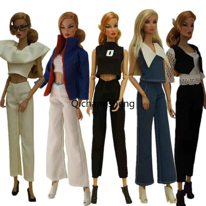 1/6 BJD Doll Clothes For Barbie Clothes Set Shirt Crop Top Trousers Pants 30cm Dolls Accessories For Barbie Doll Outfits Toy 1:6
1/6 BJD Doll Clothes For Barbie Clothes Set Shirt Crop Top Trousers Pants 30cm Dolls Accessories For Barbie Doll Outfits Toy 1:6