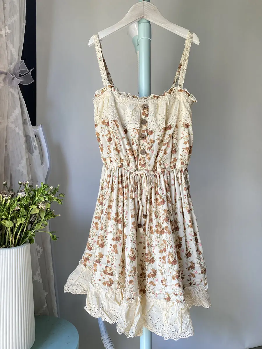 Japan Liz Lisa Original Knitted Cotton Floral Printed Strap Lace Suspender Mini Dress Sleeveless One Piece Dresses
Japan Liz Lisa Original Knitted Cotton Floral Printed Strap Lace Suspender Mini Dress Sleeveless One Piece Dresses