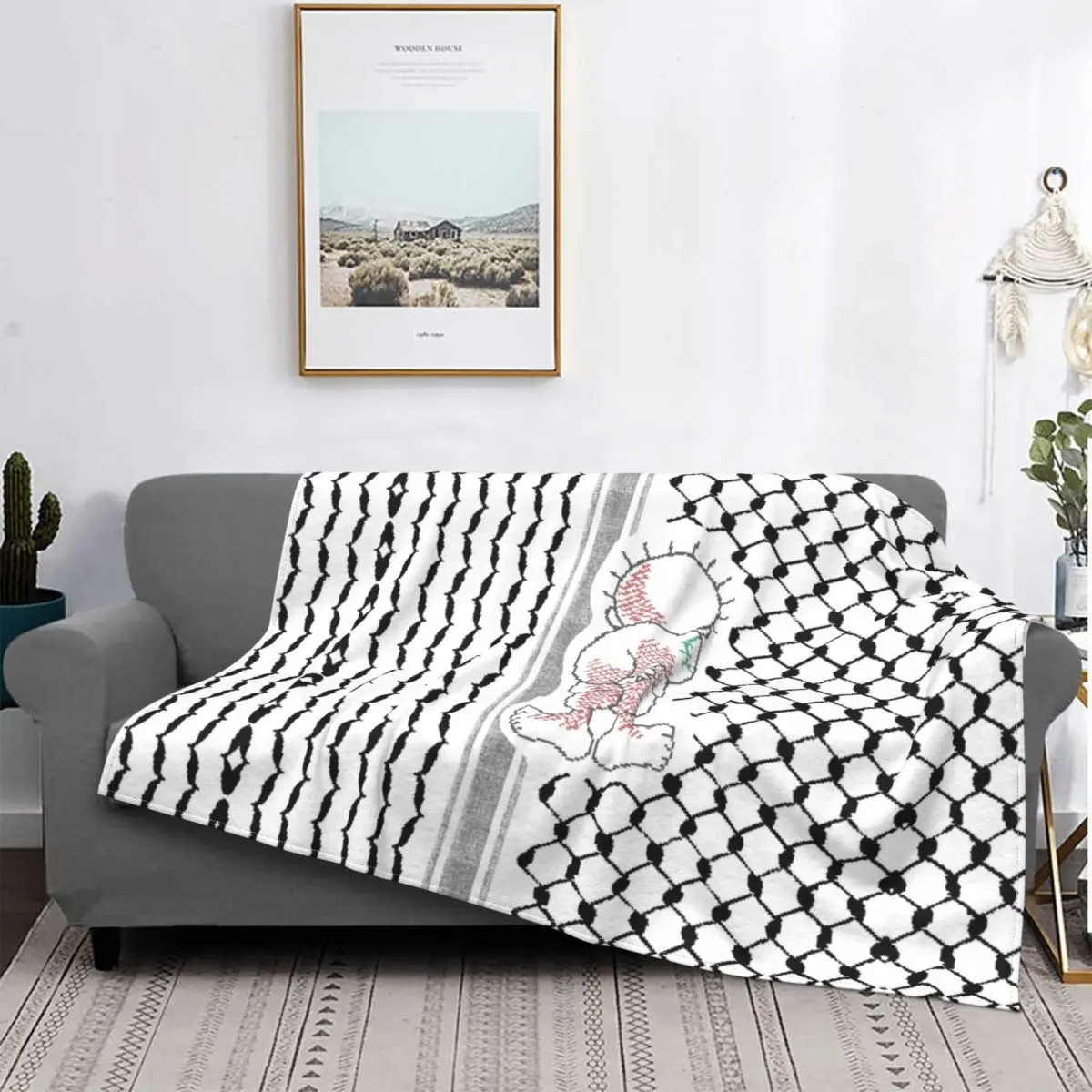 Palestine Palestinian Map With Kufiya Hatta Blanket for Office Bedroom Sofa Soft Flannel Fleece Sacred Jerusalem Throw Blankets
Palestine Palestinian Map With Kufiya Hatta Blanket for Office Bedroom Sofa Soft Flannel Fleece Sacred Jerusalem Throw Blankets