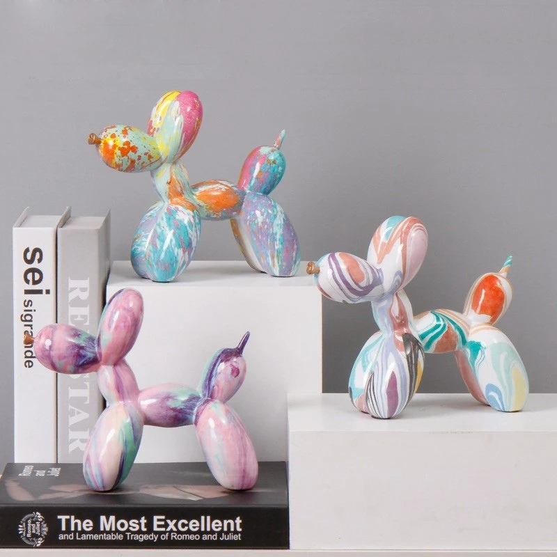 Nordic Color Balloon Dog Home Decor Figurines Resin Statue Cute Animal Graffiti Sculpture Crafts Desktop Ornaments for Interior
Nordic Color Balloon Dog Home Decor Figurines Resin Statue Cute Animal Graffiti Sculpture Crafts Desktop Ornaments for Interior