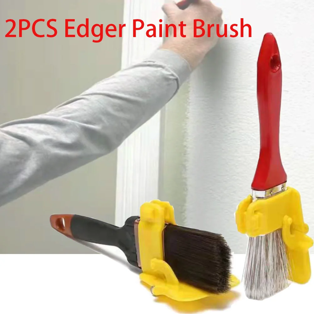 1PCS Clean Cut Professional Edger Paint Brush Edger Brush Tool Multifunction for Home Wall Room Detail 
1PCS Clean Cut Professional Edger Paint Brush Edger Brush Tool Multifunction for Home Wall Room Detail