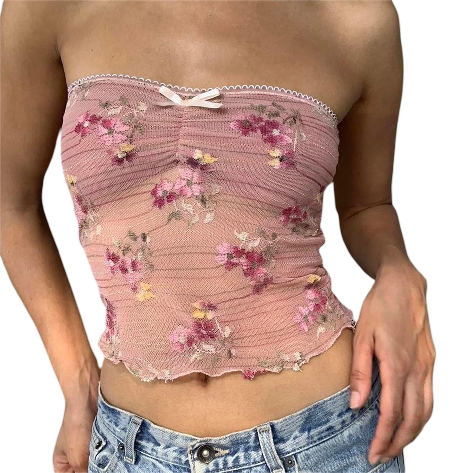 2023 New Summer Fashion Hot Sale Women Tube Tops Bandeau Flower Embroidery Strapless Wrap Chest Tank Tops Backless Crop Tops
2023 New Summer Fashion Hot Sale Women Tube Tops Bandeau Flower Embroidery Strapless Wrap Chest Tank Tops Backless Crop Tops