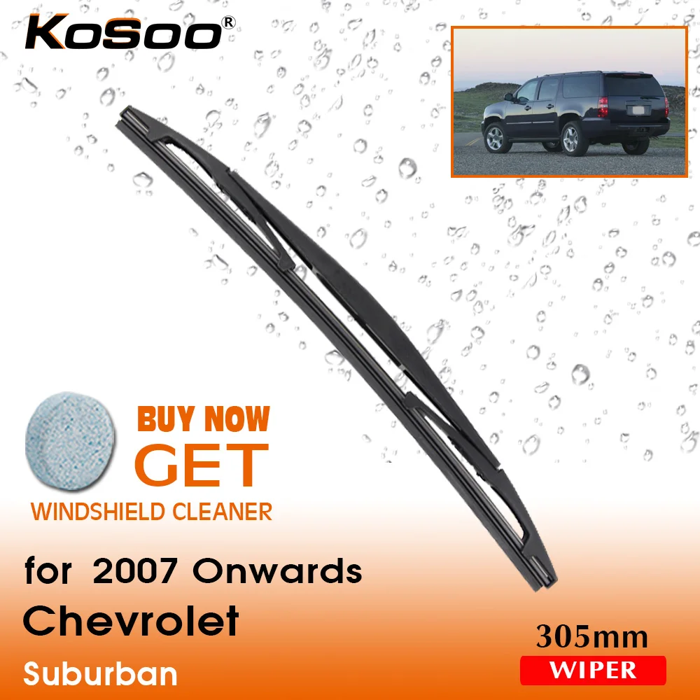 KOSOO Auto Rear Car Wiper Blade For Chevrolet Suburban,305mm 2007- Rear Window Windshield Wiper Blades Arm,Car Accessories
KOSOO Auto Rear Car Wiper Blade For Chevrolet Suburban,305mm 2007- Rear Window Windshield Wiper Blades Arm,Car Accessories