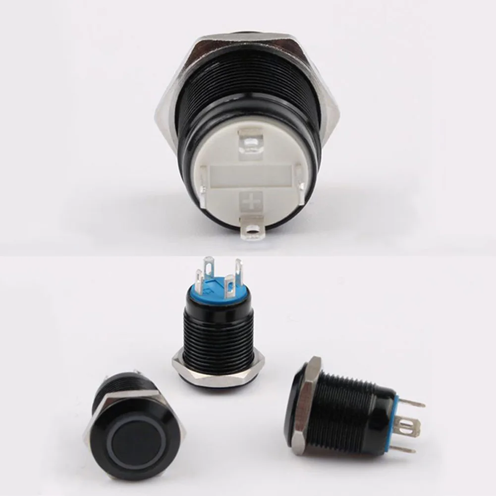 12mm Metal Button Switch Black Reset Small With Light Waterproof Button Switch Automatic Reset Power Symbol Button
12mm Metal Button Switch Black Reset Small With Light Waterproof Button Switch Automatic Reset Power Symbol Button