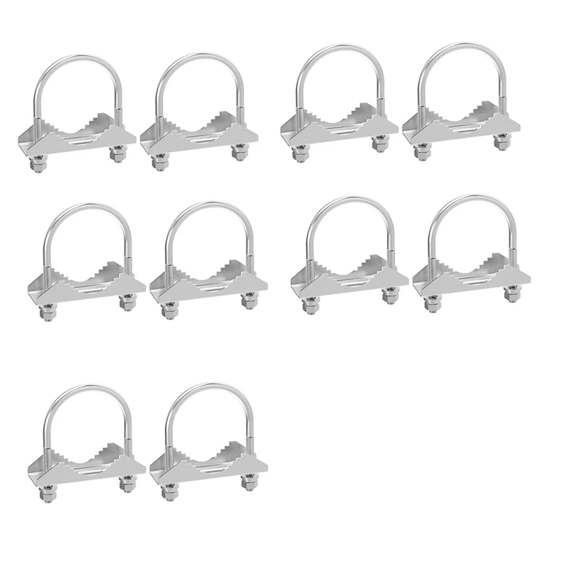 10Pcs Mount Bracket Antenna Mast Clamp Stainless Steel U-Bolt Bracket For Outdoor Lora Antenna Helium Miner Antenna
10Pcs Mount Bracket Antenna Mast Clamp Stainless Steel U-Bolt Bracket For Outdoor Lora Antenna Helium Miner Antenna