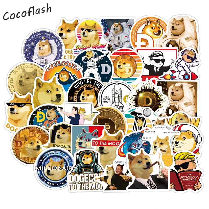 10/50 шт. Мультяшные граффити с виртуальной валютой Dogecoin, наклейки для детей, скейтборд, чемодан, шлем, наклейки для ноутбука, мебель
10/50 шт. Мультяшные граффити с виртуальной валютой Dogecoin, наклейки для детей, скейтборд, чемодан, шлем, наклейки для ноутбука, мебель