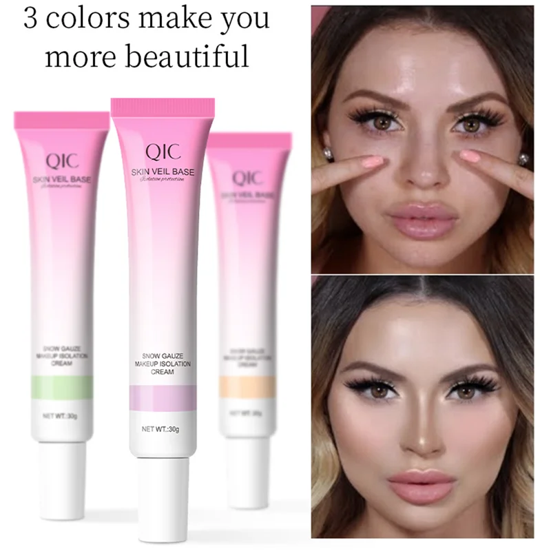

Primer Lotion Cremas Faciales Sunscreen Pore Invisible Cream Moisture Baza Pod Makijaż Emulsiones Iluminador Base De Maquiagem