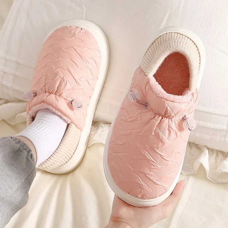 Women Slippers Female Flat Snow Boots Slip On Platform Shoes Woman Fur Waterproof Ankle Boots Keep Warm Botas Mujer Winter Shoes
Women Slippers Female Flat Snow Boots Slip On Platform Shoes Woman Fur Waterproof Ankle Boots Keep Warm Botas Mujer Winter Shoes