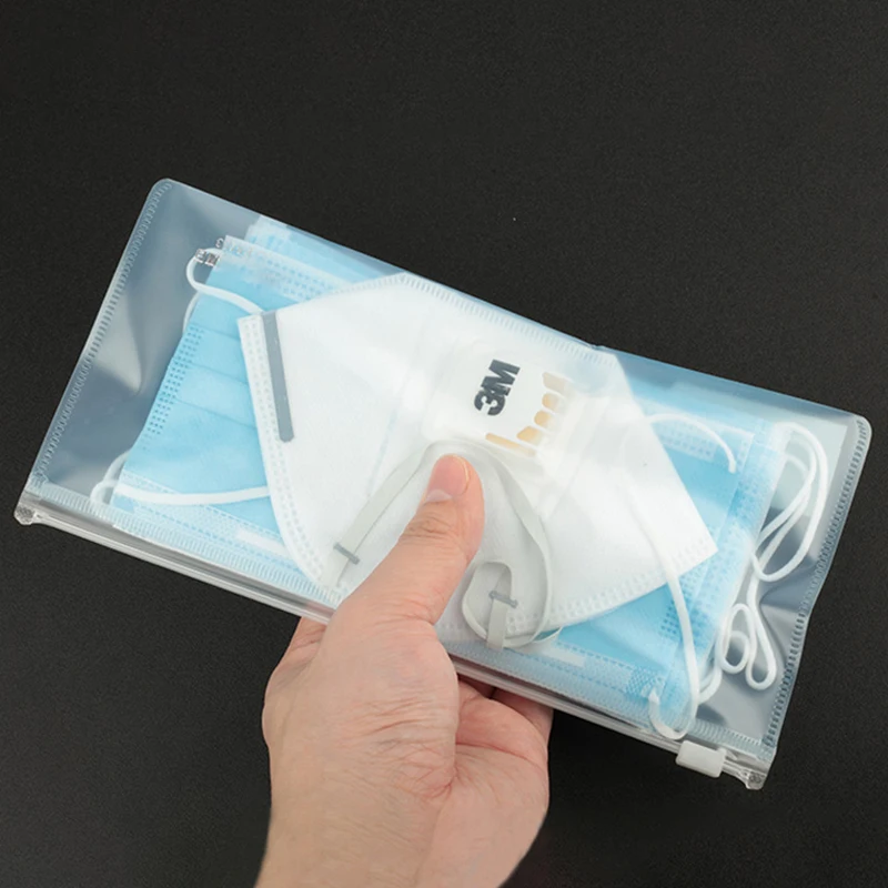 1Pc New 12.5*23.5cm New File Holder Standard Transparent PVC Loose Leaf Pouch with Self-Styled Zipper
1Pc New 12.5*23.5cm New File Holder Standard Transparent PVC Loose Leaf Pouch with Self-Styled Zipper