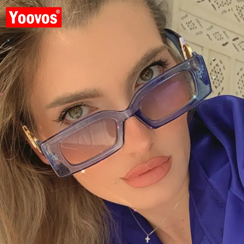 

Yoovos роскошные квадратные солнцезащитные очки для женщин классический бренд ретро маленькие Квадратные Солнцезащитные очки женские винтажные стильные солнцезащитные очки UV400