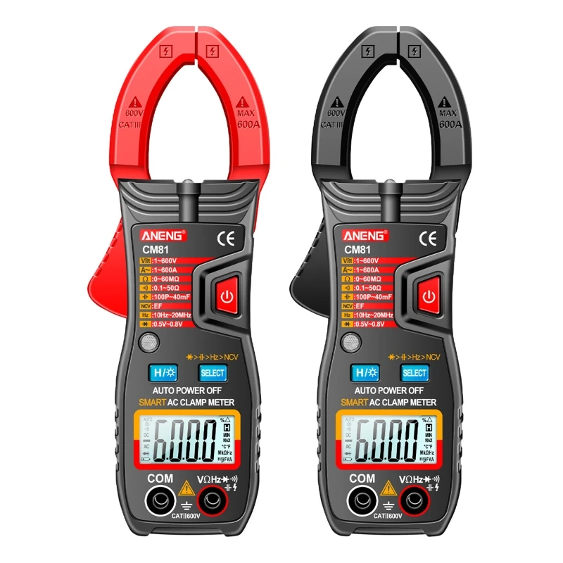 Portable Digital Clamp Meter AC/DC Voltage AC Current Capacitance Resistance Hz
Portable Digital Clamp Meter AC/DC Voltage AC Current Capacitance Resistance Hz