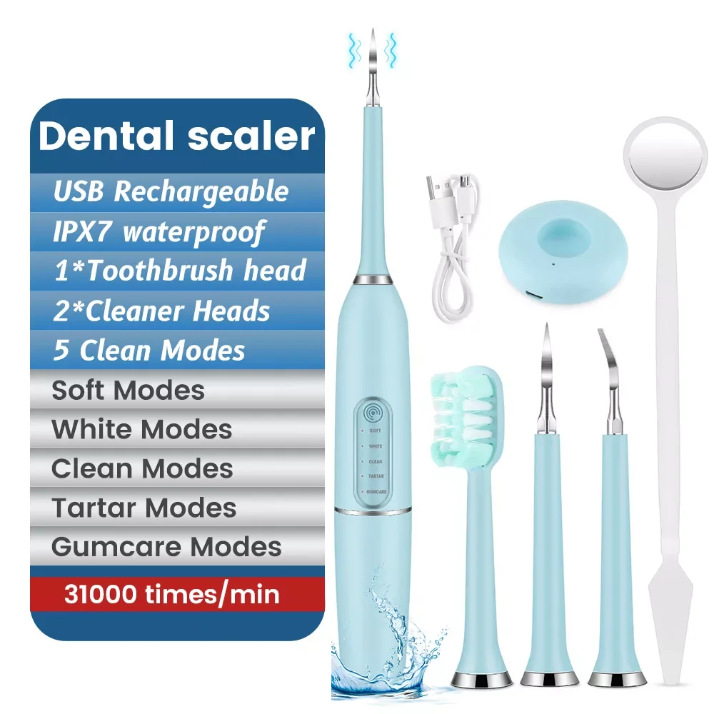 Electric Vibration Tooth Calculus Remover Sonic Dental Scaler Teeth Care Whitening Toothbrush Cleaner Dental Oral Hygiene Tools
Electric Vibration Tooth Calculus Remover Sonic Dental Scaler Teeth Care Whitening Toothbrush Cleaner Dental Oral Hygiene Tools