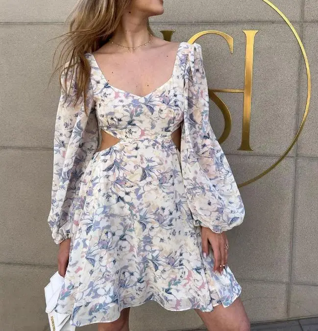 Новинка весна-лето 2023, лидер продаж, модная женская одежда, французское винтажное пикантное домашнее платье с ароматизированным цветочным принтом 
Новинка весна-лето 2023, лидер продаж, модная женская одежда, французское винтажное пикантное домашнее платье с ароматизированным цветочным принтом