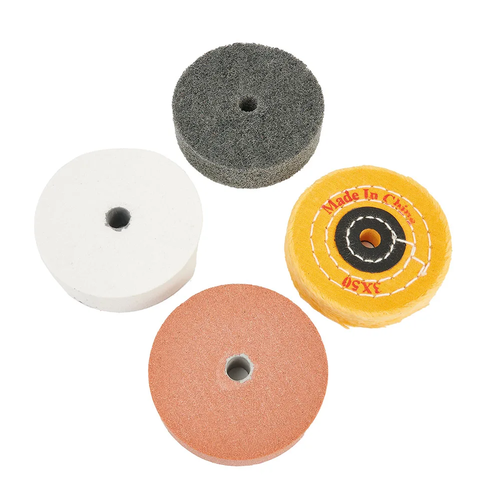 4pcs 3'' Bench Grinder Grinding Wheels Abrasive Polishing For Metal Marble Stone Jade Ordinary Steel Power Tool Accessories
4pcs 3'' Bench Grinder Grinding Wheels Abrasive Polishing For Metal Marble Stone Jade Ordinary Steel Power Tool Accessories