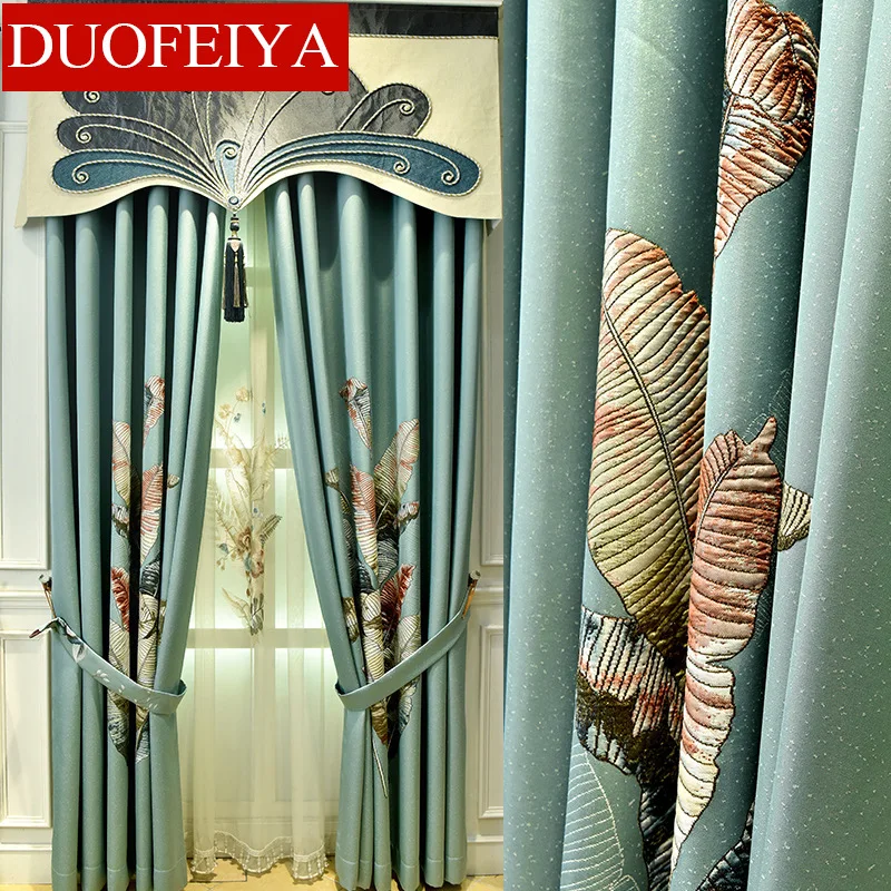 Green Luxury Villa Living Room High Quality Embroidered Curtain Bedroom Window Curtain Blackout Curtains
Green Luxury Villa Living Room High Quality Embroidered Curtain Bedroom Window Curtain Blackout Curtains