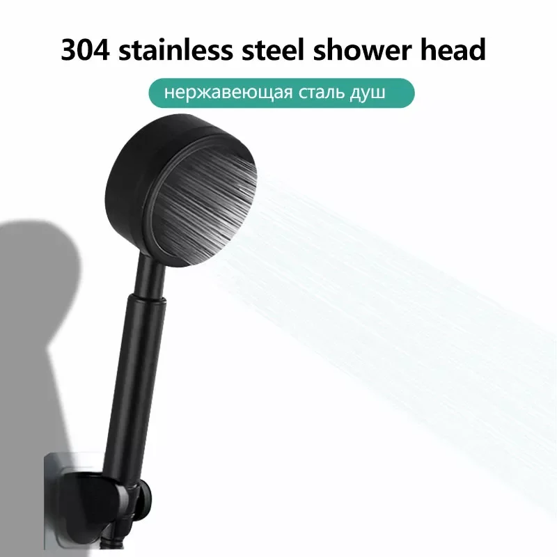 2023NEW Black Shower Head Stainless Steel Fall resistant Handheld Wall Mounted High Pressure for Bathroom Water Saving Rainfall
2023NEW Black Shower Head Stainless Steel Fall resistant Handheld Wall Mounted High Pressure for Bathroom Water Saving Rainfall