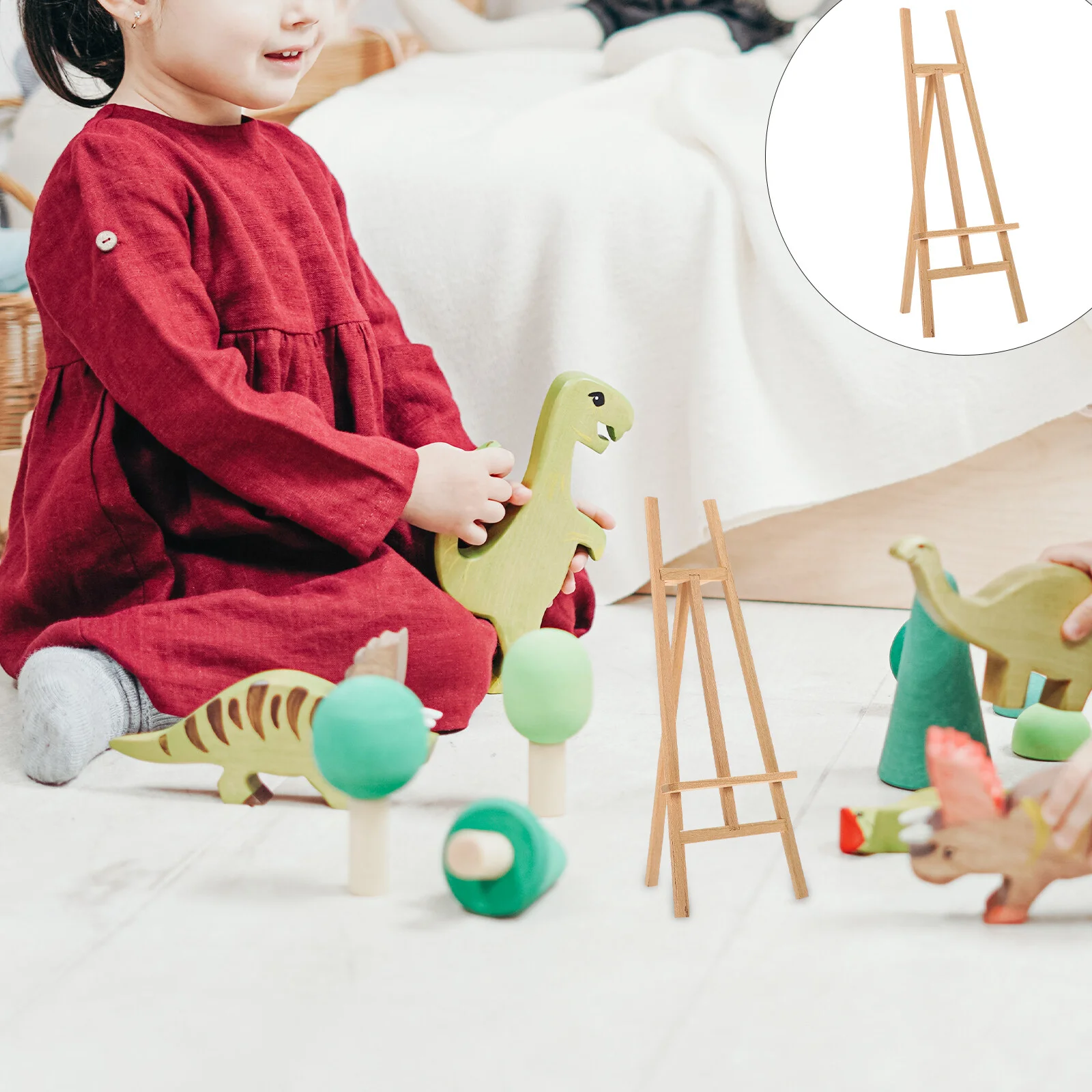 Crafts Miniatures House Easel Wood Model Wooden Display Stand DIY Landscaping Accessory Decoration Child
Crafts Miniatures House Easel Wood Model Wooden Display Stand DIY Landscaping Accessory Decoration Child