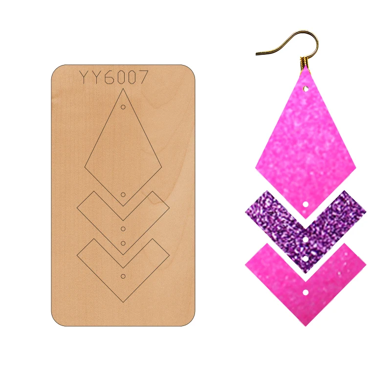 Earring mold knife model YY6007 is suitable for all cutting machines on the market die cuts
Earring mold knife model YY6007 is suitable for all cutting machines on the market die cuts