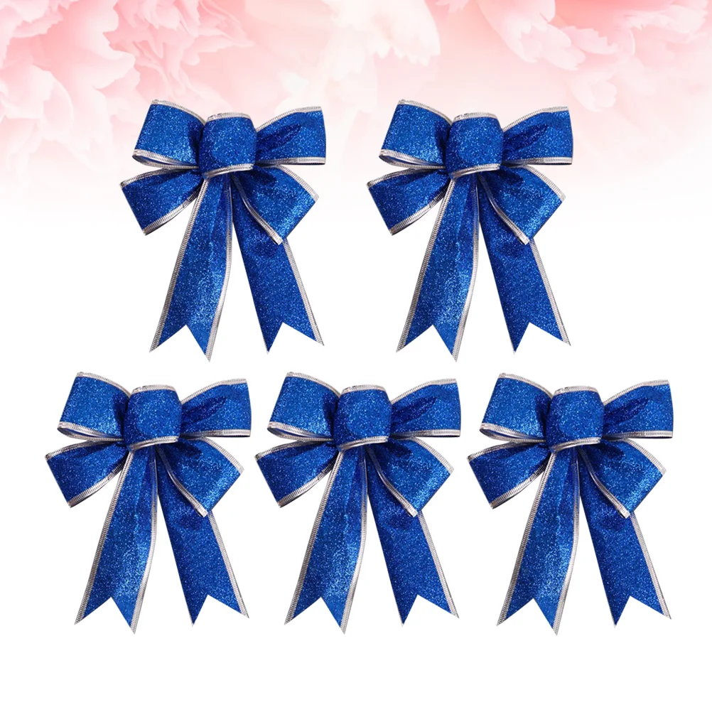 Christmas Bows Bow Treeribbon Gift Ornaments Knot Wrapping Blue Wreath Knots Topper Bowknot Redglittering Holiday Decorative
Christmas Bows Bow Treeribbon Gift Ornaments Knot Wrapping Blue Wreath Knots Topper Bowknot Redglittering Holiday Decorative
