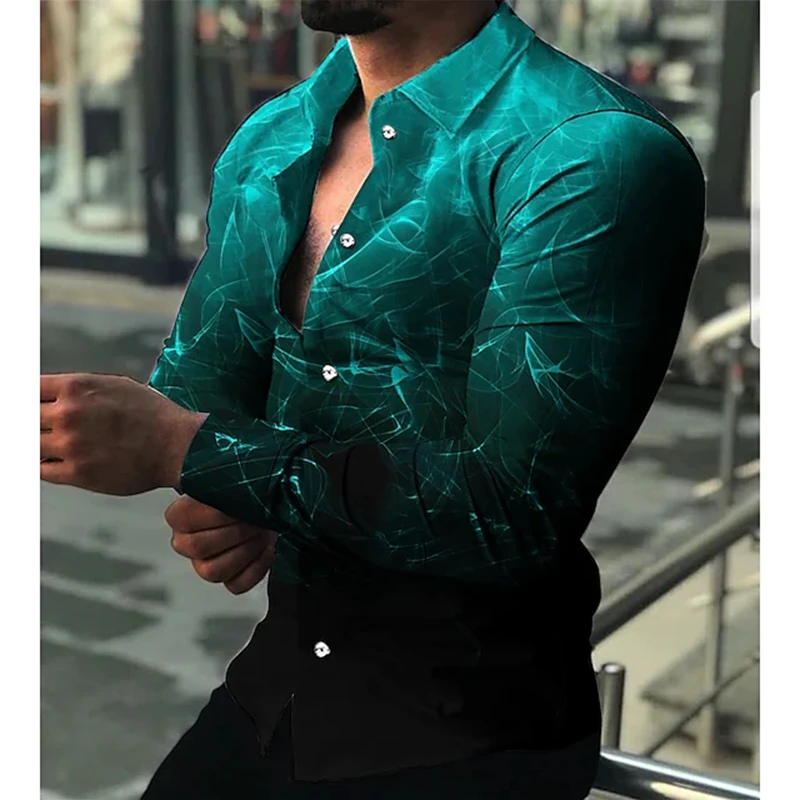 Fashion Men Shirts Oversized Casual Buttoned Shirt Stripe Print Long Sleeve Tops Mens Clothes Prom Cardigan Blouses High Quality
Fashion Men Shirts Oversized Casual Buttoned Shirt Stripe Print Long Sleeve Tops Mens Clothes Prom Cardigan Blouses High Quality
