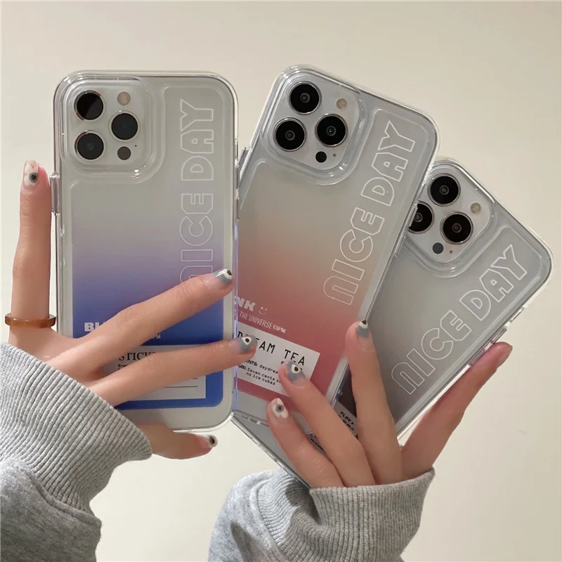 Creative gradient label suitable for iphone13pro max apple 12 mobile phone shell 11 new xr female xs transparent x simple
Creative gradient label suitable for iphone13pro max apple 12 mobile phone shell 11 new xr female xs transparent x simple