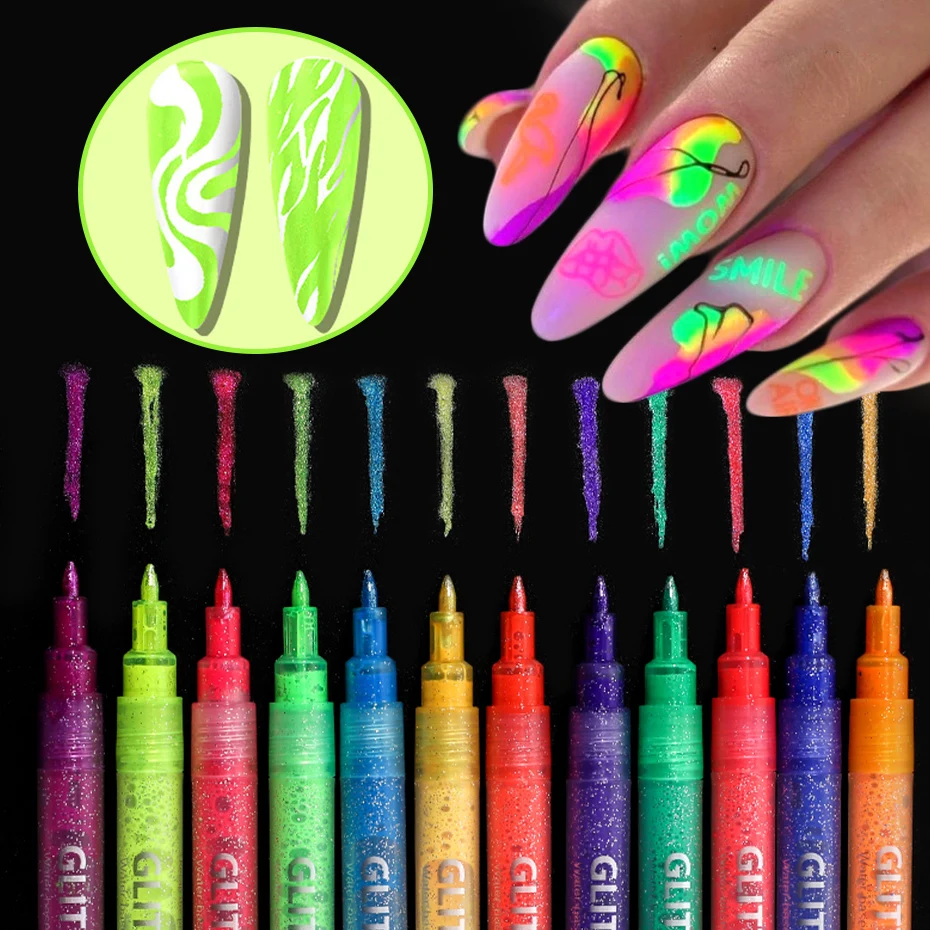 Флуоресцентный блеск для ногтей граффити ручка кисть 3D сделай сам Геометрическая линия цветок Деталь шаблон Рисование гель лак Инструмент...
Флуоресцентный блеск для ногтей граффити ручка кисть 3D сделай сам Геометрическая линия цветок Деталь шаблон Рисование гель лак Инструмент...