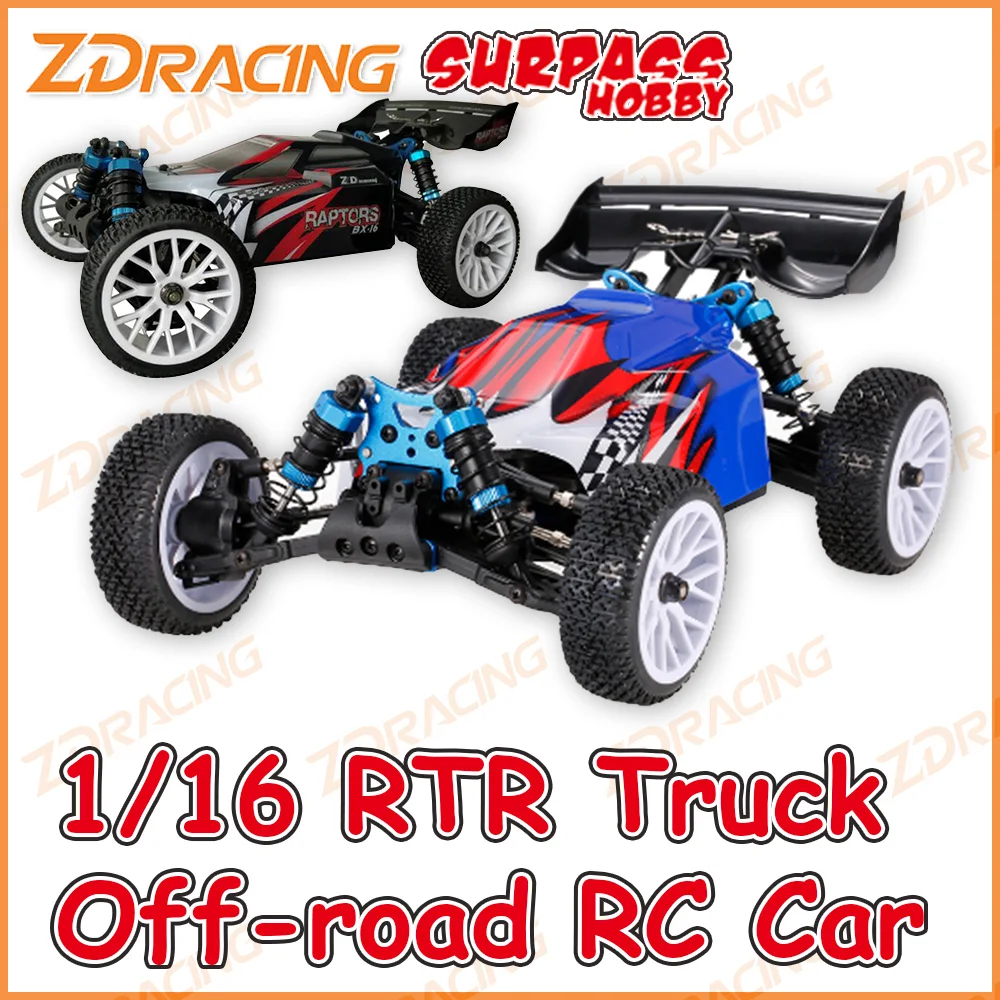 

Surpass Hobby Zd Racing 1/16 Rc Truck Car RTR Remote Control Car 4WD Off Road Buggy 2435 Brushless Motor 35A Esc Monster Truck