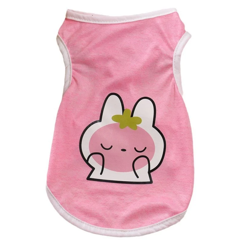 Cool Vest Summer Clothes Roupinhas Para Tee Shirt Pour Chien Puppy Sleveless Cartoon T-shirt For Dogs Cat Pets Pleasantly
Cool Vest Summer Clothes Roupinhas Para Tee Shirt Pour Chien Puppy Sleveless Cartoon T-shirt For Dogs Cat Pets Pleasantly