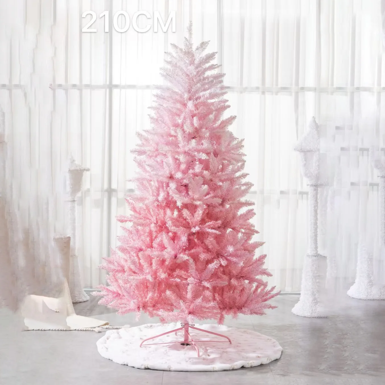 Artificial Christmas Tree with Realistic Branches Outdoor Holiday Decoration
Artificial Christmas Tree with Realistic Branches Outdoor Holiday Decoration