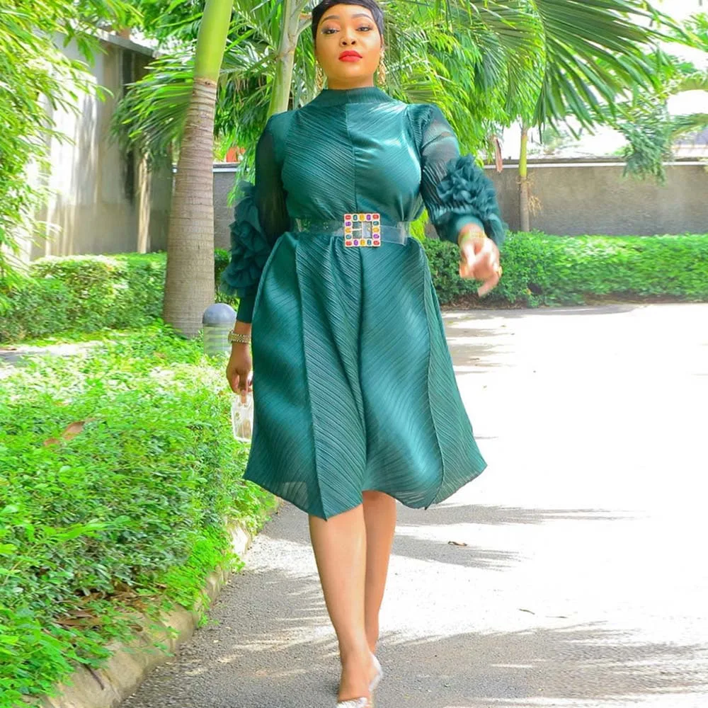 Women's Plus Size Dress Patchwork Petal Pleated Swing Midi Dress African Fashion Commuter Party Dress 2022 Summer New
Women's Plus Size Dress Patchwork Petal Pleated Swing Midi Dress African Fashion Commuter Party Dress 2022 Summer New