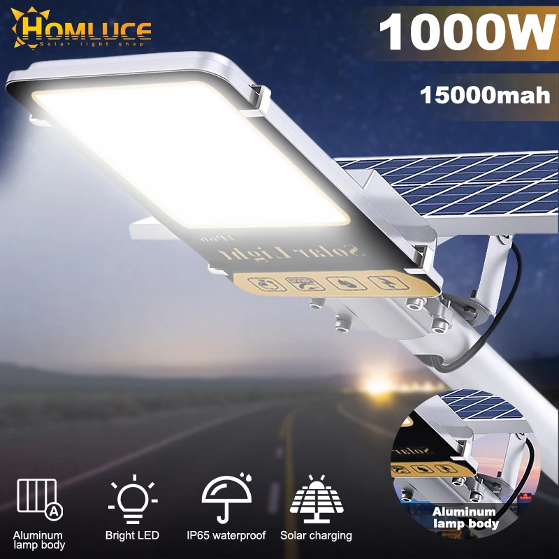 1000w/500w/100w Aluminum Solar Street Light Outdoor Floodlight Spotlight IP67 Waterproof Garden Road Street Pathway Spot Light
1000w/500w/100w Aluminum Solar Street Light Outdoor Floodlight Spotlight IP67 Waterproof Garden Road Street Pathway Spot Light